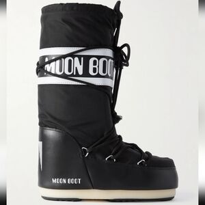 Moon Boot Icon Tall Boot Black
